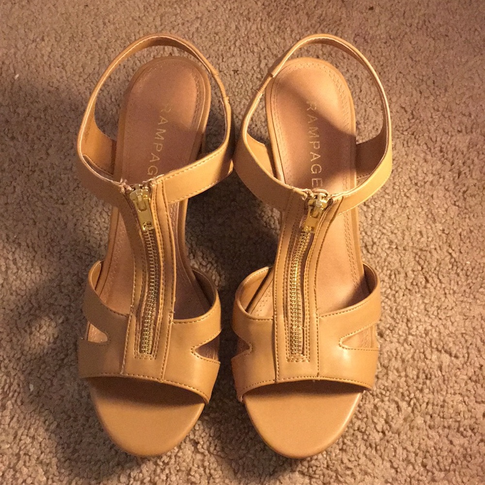 Rampage Tan Heels